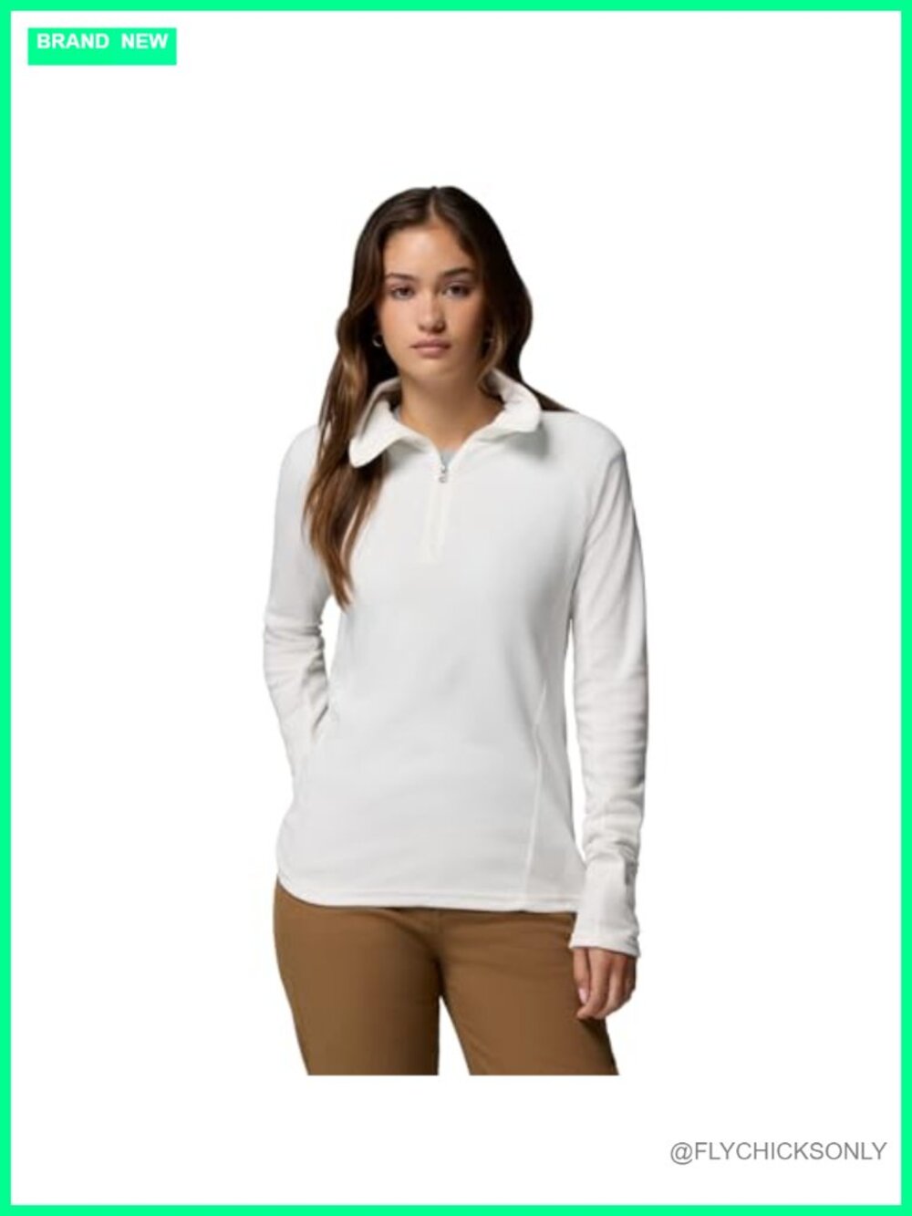 Womens Glacial IV Half Zip Fleece Pullover Sweater Long Sleeve